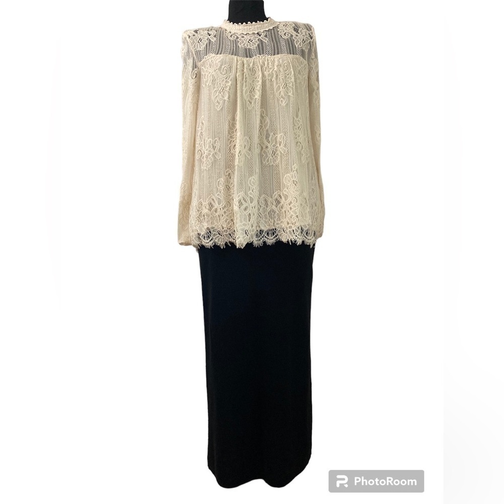Olsen Collection Vintage Ladies Wool Long Line Knit‎ Skirt